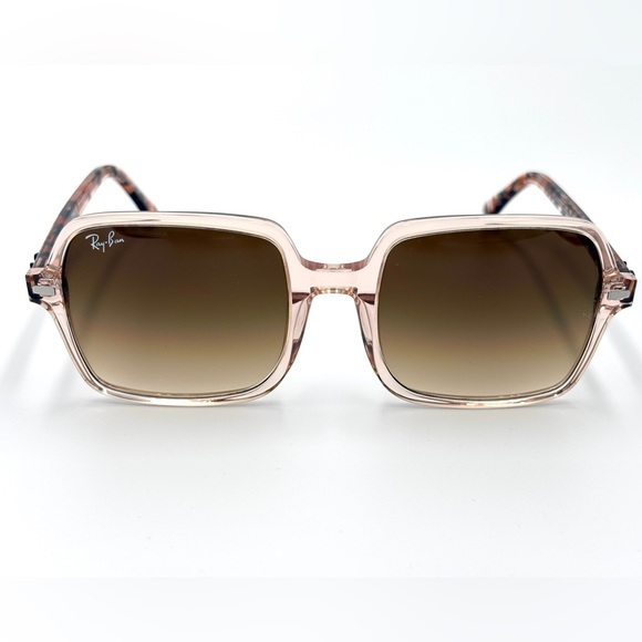 Rb1973 Square Ray-Ban Translucent pink Square Frame 1281/51 53-140